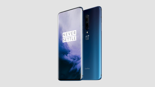 The OnePlus 7 Pro has a truly bezel-free display with no notches or cutouts.