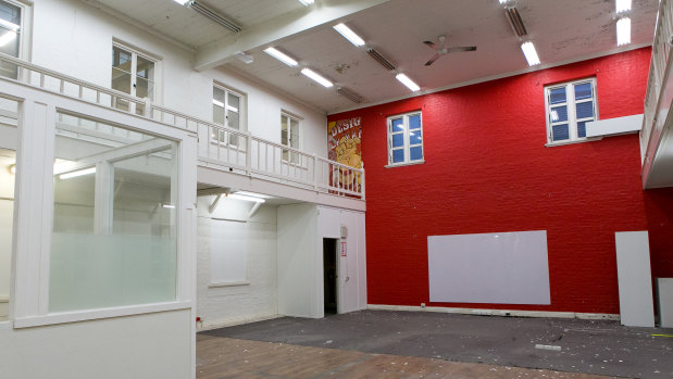 The internal rooms in the School of Arts have been extensively modified over the years.