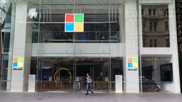 Microsoft stores are closed in many markets due to the pandemic, but the tech giant still managed to benefit from the crisis.