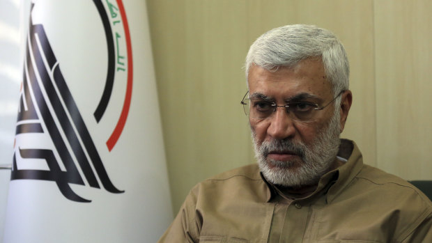 Abu Mahdi al-Muhandis is a commander in the Popular Mobilisation Forces in Iraq. 