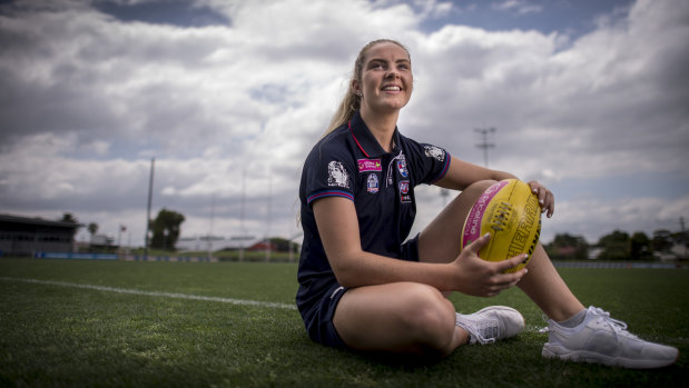 Aisling McCarthy:  Debuting for the Western Bulldogs on Saturday.