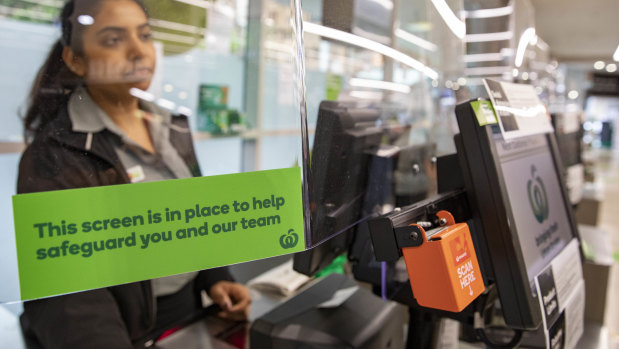 Woolworths will give staff over $50 million in shares and rewards in a show of thanks for working during the coronavirus pandemic.