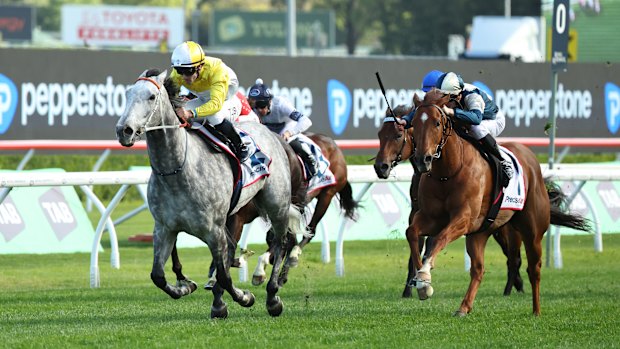 Tyler Schiller wins on Briesa on Saturday.