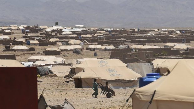 A camp for the internally displaced in Herat Province, Afghanistan.