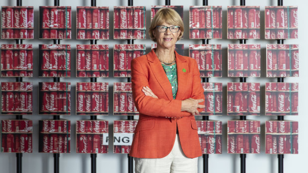 Coca-Cola Amatil boss Alison Watkins. 