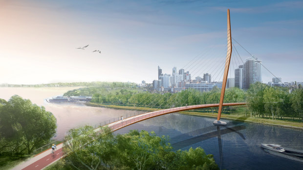 The new causeway bridge will form part of the Perth City Deal.