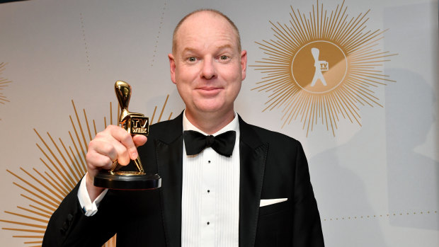 2019 Gold Logie winner Tom Gleeson.