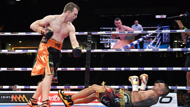 Too easy: Michael Zerafa says Jeff Horn has nothing to be proud of by beating a 44-year-old Anthony Mundine.