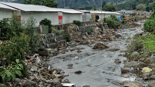 The island is still recovering after last year's earthquakes. 