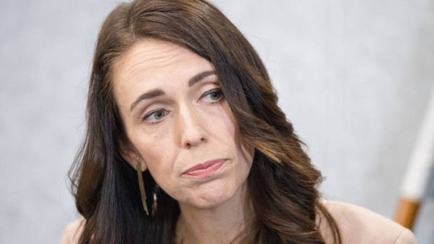 Saddened: New Zealand Prime Minister Jacinda Ardern.