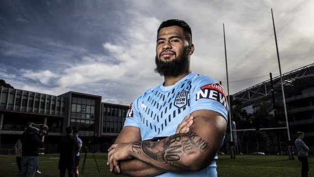 NSW and Brisbane enforcer Payne Haas has had plenty on his plate of late.