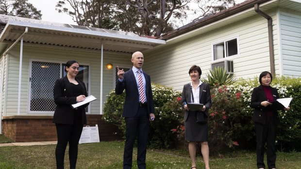 The house at 22 Bailey Crescent, North Epping, which sold at auction for $2,235,000.