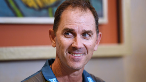Justin Langer says the silver lining out of the crisis is that players get to spend more time with family.