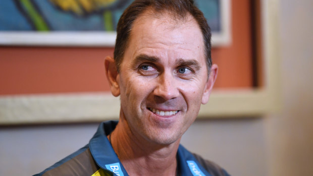 Man of demands: Justin Langer.