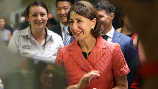 Premier Gladys Berejiklian makes a major announcement at St George Hospital