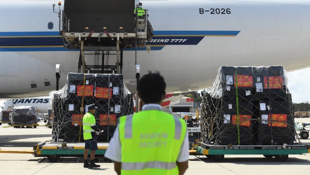 The grounding of international passenger flights cut off the bulk of air cargo capacity.