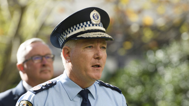 NSW Police Commissioner Mick Fuller brought action in the NSW Supreme Court. 