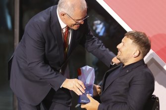 ‘Luckiest guy in this country’: Dylan Alcott is Australian of the Year