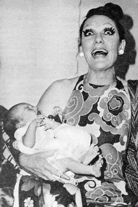 Jeanne Little with Katie as a baby in 1974.