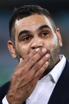 Night to remember: retired South Sydney legend Greg Inglis.