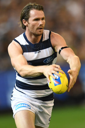 Top Cat: Patrick Dangerfield has found new freedom under changes to AFL rules, says Geelong coach Chris Scott.