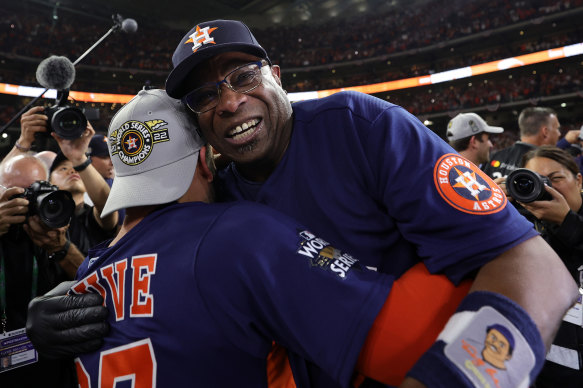 The men managing the World Series: Rob Thomson and Dusty Baker