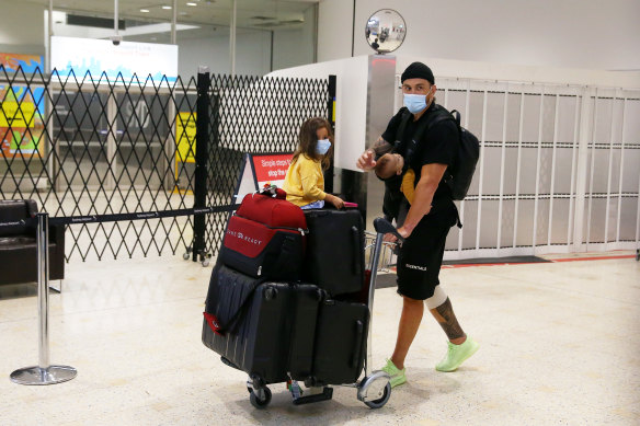 Sonny Bill Williams arrived in Sydney on Thursday evening and headed straight for hotel quarantine.