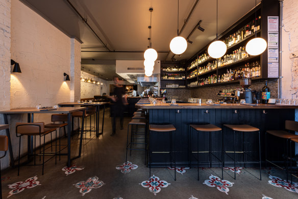 Osteria Ilaria’s dining room.