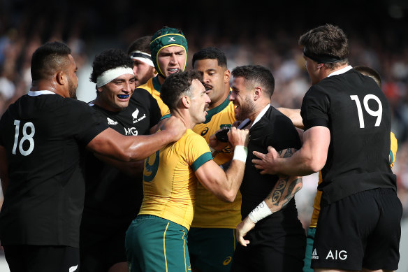 The All Blacks came out fighting after a week of criticism followed last week's draw in Wellington.