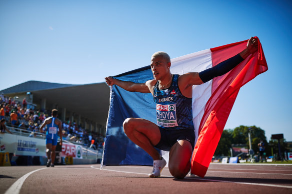 French hurdler Sasha Zhoya will compete at the Maurie Plant Meet in Melbourne.   