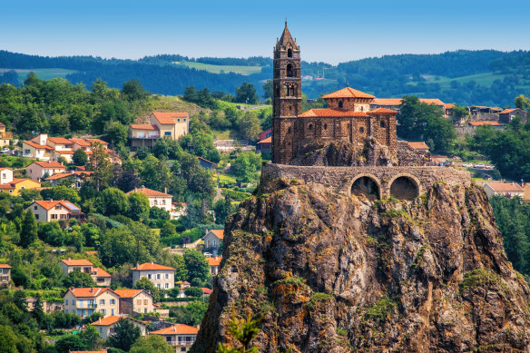 Le Puy has a charming old city centre and an impressive cathedral.