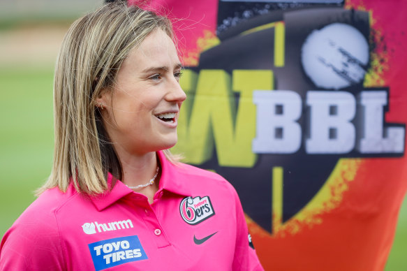 Ellyse Perry during the Women’s Big Bash League Launch at North Sydney Oval.