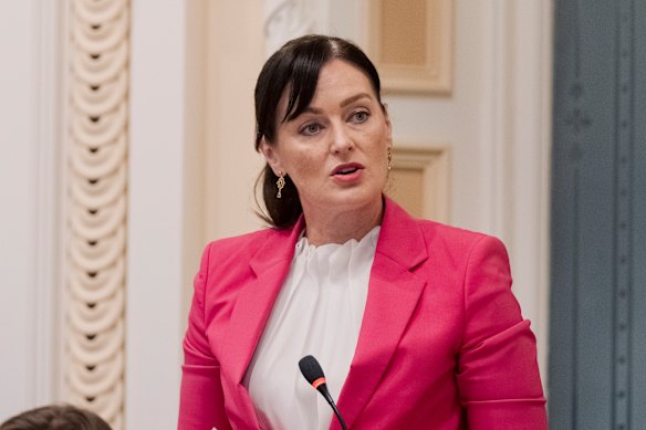 Former Minister for Children Leanne Linard took the witness stand for the child safety commission on Thursday.