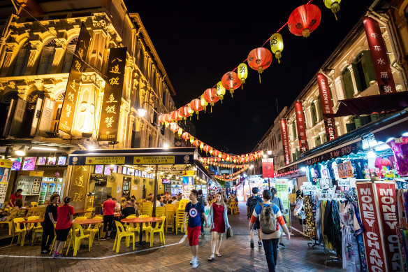 Singapore’s vibrant Chinatown.