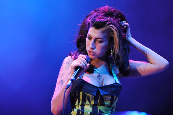 The real Amy Winehouse at her last live concert in Belgrade in June 2011.