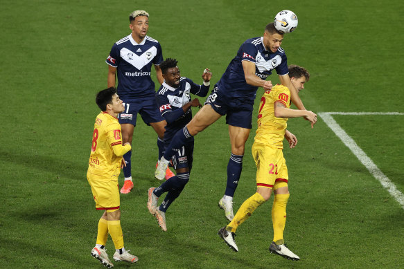 Rudy Gestede was a target for Victory but was unable to convert.