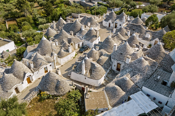 Trulli houses in Alberobello.