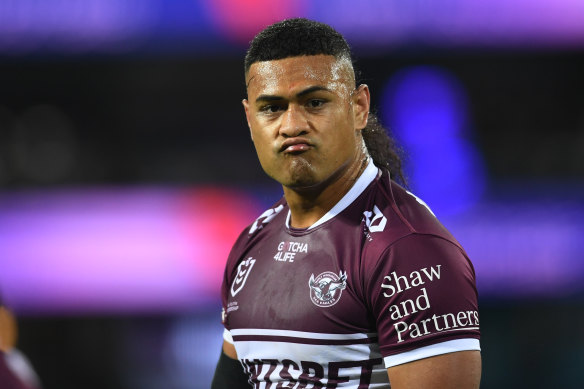 Manly forward Haumole Olakau’atu is back from his Origin ban.
