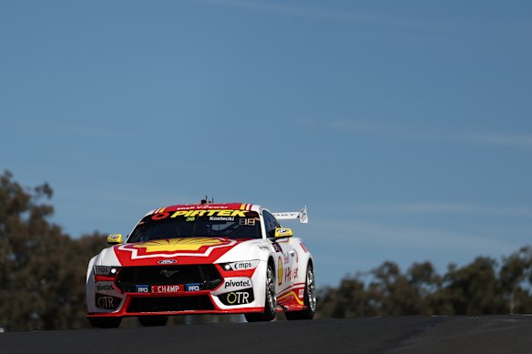 Brodie Kostecki’s Mustang has earned him pole position.