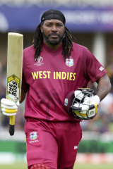 Swing for the fences: Chris Gayle.
