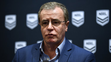 NRL head of football Graham Annesley.