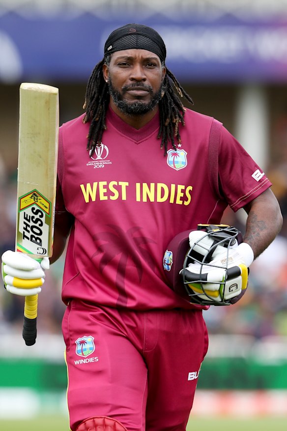 Swing for the fences: Chris Gayle.