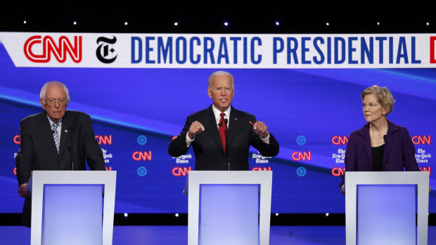 Front-runners without a hope: Bernie Sanders, Joe Biden and Elizabeth Warren
