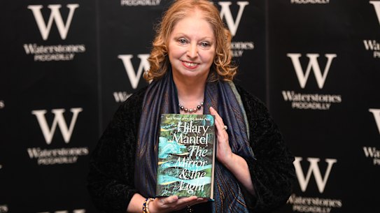 Hilary Mantel at a book signing for her new book The Mirror & the Light, which is the final book in her Wolf Hall trilogy.