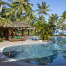 Pool escape … there are good reasons why Fiji is a favourite wedding destination.