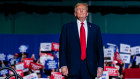 Donald Trump at an election rally in North Carolina, the first crucial swing state that he won. 