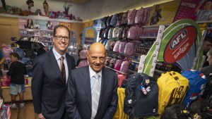 Premier Retail CEO Richard Murray  and chairman Solomon Lew.