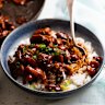 This speedy chicken stir-fry is sticky, sweet, savoury and a little bit spicy.