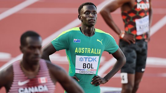 Australian runner Peter Bol.