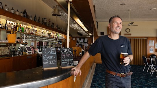 Tony Wagener in the Bally bowlo.